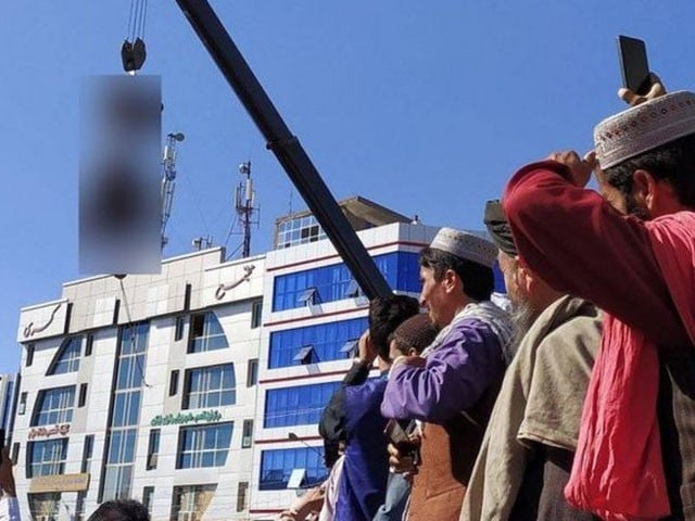طالبان نے قتل کے مجرم کو سرعام پھانسی دیدی